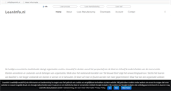Desktop Screenshot of leaninfo.nl